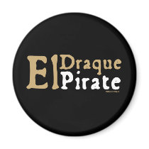 El Draque: Pirate magnets by shakespeareshoppe El Draque: Pirate magnets
