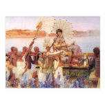 El encontrar de Moses, sir Lawrence Alma-Tadema Tarjetas Postales