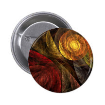 El espiral del botón del arte abstracto de la vida pin