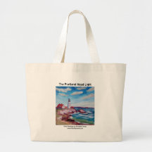 El faro principal de Portland • Maine • TOTE Bolsas