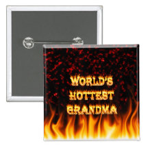 El fuego de la abuela del mundo y el rojo más cali pin
