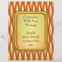 El fuego entona las correas flyer personalizado