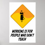 El funcionamiento está para la gente que no enseña posters
