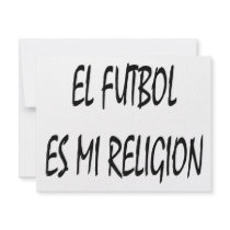 El Futbol Es Mi Religion invitations by Supernova23 El Futbol Es Mi Religion invitations
