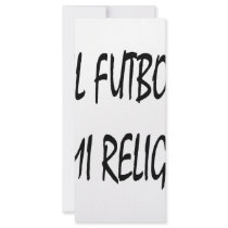El Futbol Es Mi Religion Custom Rack Card