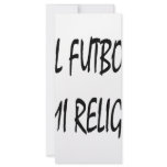 El Futbol Es Mi Religion Custom Rack Card