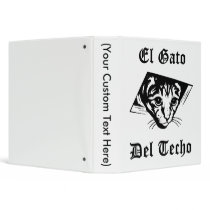 El Gato Del Techo binders by MemeRegime El Gato Del Techo binders