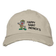 El gorra bordado día de St Patrick feliz lindo Gorra De Beisbol