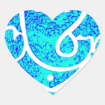EL GRAN GANESH CALCOMANIA DE CORAZON PERSONALIZADAS