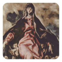 El Greco Art Square Stickers