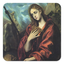 El Greco Art Square Stickers