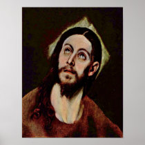 El Greco - Head of Christ Poster