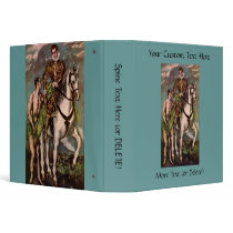 El Greco's Saint Martin and the Beggar -circa 1600 binders by MasterpieceGallery El Greco's Saint Martin and the Beggar -circa 1600 binders