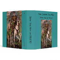El Greco's Saint Martin and the Beggar -circa 1600 binders by MasterpieceGallery El Greco's Saint Martin and the Beggar -circa 1600 binders