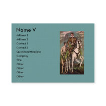 El Greco's Saint Martin and the Beggar, circa 1600 Business Card