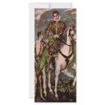 El Greco's Saint Martin and the Beggar, circa 1600 rack cards