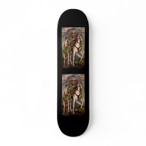 El Greco's Saint Martin and the Beggar -circa 1600 skateboards by MasterpieceGallery El Greco's Saint Martin and the Beggar -circa 1600 skateboards