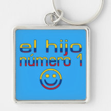 El Hijo Número 1 - Number 1 Son in Colombian Keychain