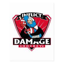 El hockey inflige daño postal