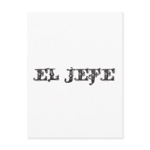 El Jefe logo Vaquero Cowboy Post Cards