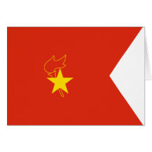 El joven chino promueve los banderines, China Felicitación