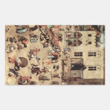 El juego de niño de Pieter Bruegel Pegatinas