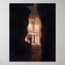 El Khasne, Petra by Frederic Edwin Church Posters