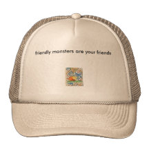 el littlemonster, los monstruos amistosos es sus a gorras