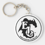 EL logo-B&W- Keychain