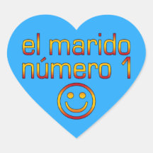 El Marido Número 1 - Number 1 Husband in Spanish Sticker