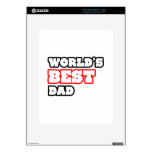 El mejor papá del mundo iPad skin