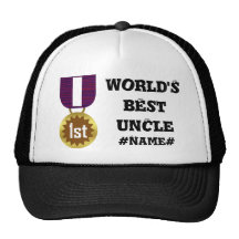 El mejor tío gorros bordados