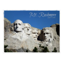 El monte Rushmore Postales
