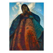 El mosaico Madonna Tarjeton