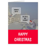 El navidad nuts de Obama Tarjeton