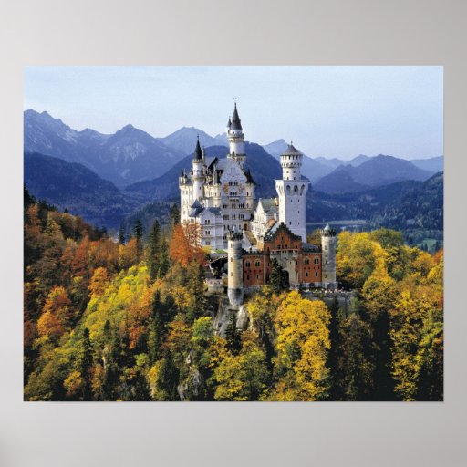 El Neuschwanstein imaginario es uno de tres Posters