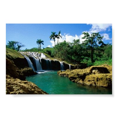El Nicho Falls, Cuba Posters by naturetees