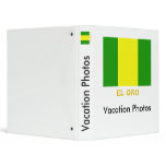 El Oro flag with Name Vinyl Binders