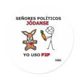 EL P2P y los políticos... stickers