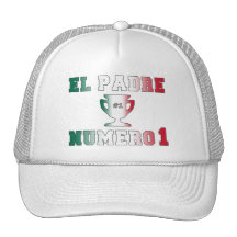 El Padre Número 1 #1 Dad in Spanish Father's Day Trucker Hats