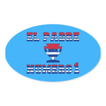 El Padre Número 1 - Number 1 Dad in Cuban Stickers
