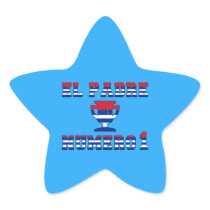 El Padre Número 1 - Number 1 Dad in Cuban Stickers