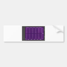 el panel fotovoltaico pegatina de parachoque
