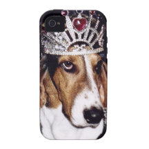 El paraíso del amante de Basset Hound Case-Mate iPhone 4 Fundas