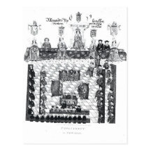 El parlamento de Edward I Tarjetas Postales