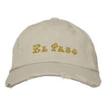 El Paso embroidered hats