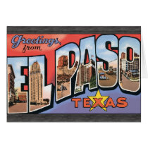 El Paso Texas Card