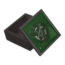 El pentáculo y la hiedra caja de joyas de calidad