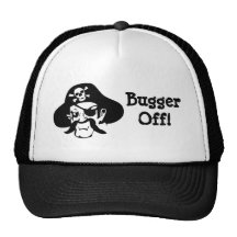 ¡El pirata Maldición-Maldice apagado! Gorro De Camionero