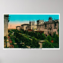 El Prado from West Gate, Balboa Park Print
